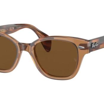 Ray-Ban RB0880S 664057 Polarized L (52) Barna Unisex Napszemüvegek kép