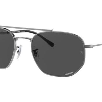 Ray-Ban RB3707 004/K8 Polarized L (57) Ezüst Unisex Napszemüvegek kép