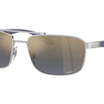 Ray-Ban RB3737CH 003/J0 Polarized ONE SIZE (60) Ezüst Unisex Napszemüvegek kép