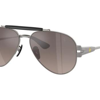 Ray-Ban RB3762M F1245J Polarized ONE SIZE (58) Ezüst Unisex Napszemüvegek kép