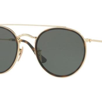 Ray-Ban Round Double Bridge RB3647N 001 ONE SIZE (51) Havana Unisex Napszemüvegek kép