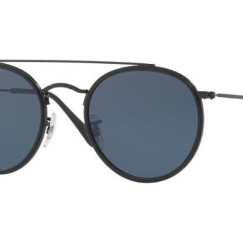 Ray-Ban Round Double Bridge RB3647N 002/R5 ONE SIZE (51) Fekete Unisex Napszemüvegek kép