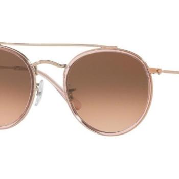 Ray-Ban Round Double Bridge RB3647N 9069A5 ONE SIZE (51) Rózsaszín Unisex Napszemüvegek kép