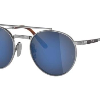 Ray-Ban Round II Titanium Titanium Collection RB8237 3139O4 M (50) Ezüst Unisex Napszemüvegek kép