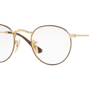 Ray-Ban Round Metal Classic RX3447V 2945 L (53) Havana Unisex Dioptriás szemüvegek kép
