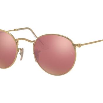 Ray-Ban Round Metal Flash Lenses RB3447 112/Z2 L (50) Arany Unisex Napszemüvegek kép