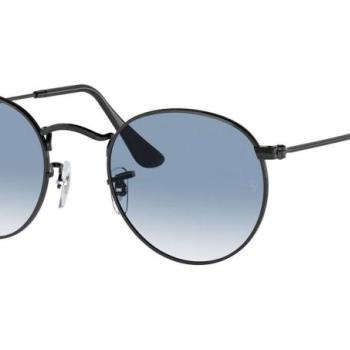 Ray-Ban Round Metal RB3447 002/3F L (50) Fekete Unisex Napszemüvegek kép