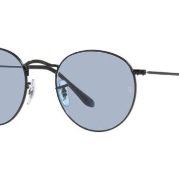 Ray-Ban Round Metal RB3447 002/64 L (50) Fekete Unisex Napszemüvegek kép