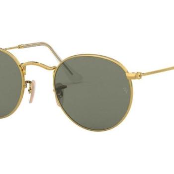 Ray-Ban Round RB3447 001/58 Polarized M (50) Arany Unisex Napszemüvegek kép