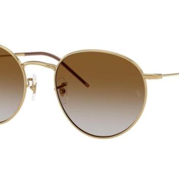 Ray-Ban Round Reverse RBR0103S 001/CB M (53) Arany Unisex Napszemüvegek kép