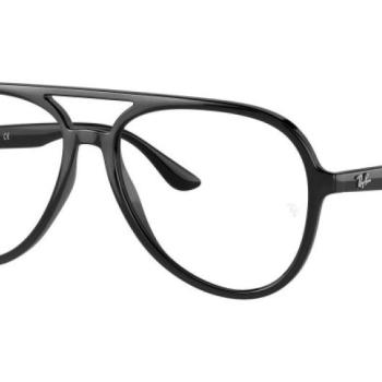 Ray-Ban RX4376V 2000 L (57) Fekete Unisex Dioptriás szemüvegek kép