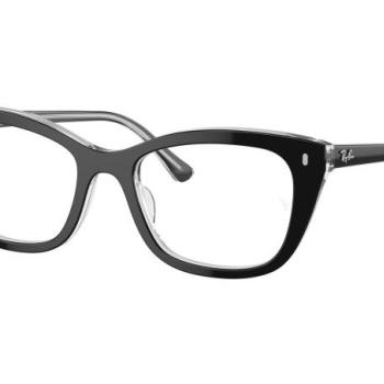 Ray-Ban RX5433 2034 M (50) Fekete Unisex Dioptriás szemüvegek kép