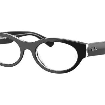 Ray-Ban RX5447 2034 L (53) Fekete Unisex Dioptriás szemüvegek kép
