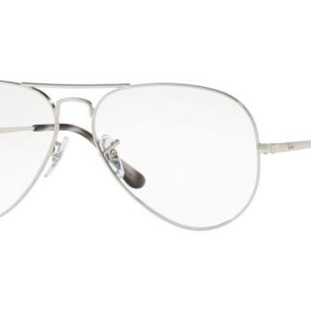 Ray-Ban RX6489 2501 L (58) Ezüst Unisex Dioptriás szemüvegek kép