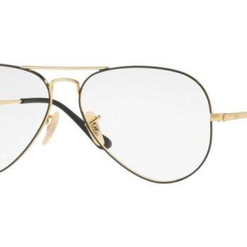 Ray-Ban RX6489 2946 L (58) Fekete Unisex Dioptriás szemüvegek kép