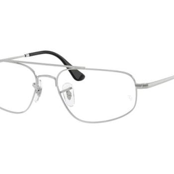 Ray-Ban RX6550 2501 M (54) Ezüst Unisex Dioptriás szemüvegek kép