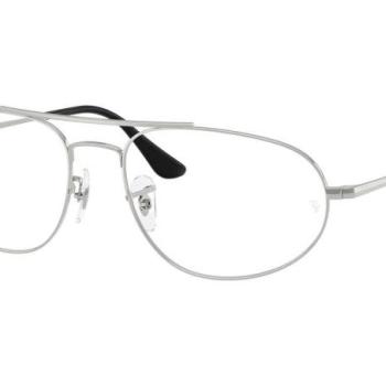 Ray-Ban RX6645 2501 M (57) Ezüst Unisex Dioptriás szemüvegek kép