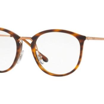 Ray-Ban RX7140 5687 L (51) Havana Unisex Dioptriás szemüvegek kép