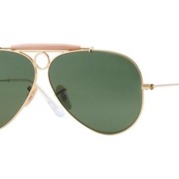 Ray-Ban Shooter Havana Collection RB3138 001 M (58) Arany Női Napszemüvegek kép