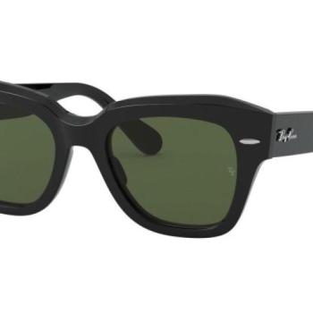 Ray-Ban State Street RB2186 901/31 M (49) Fekete Unisex Napszemüvegek kép