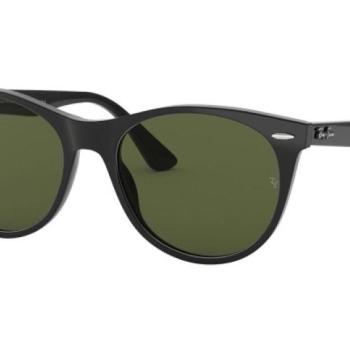 Ray-Ban Wayfarer II Classic RB2185 901/58 Polarized M (52) Fekete Unisex Napszemüvegek kép