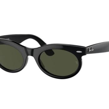 Ray-Ban Wayfarer Oval RB2242 901/31 L (53) Fekete Unisex Napszemüvegek kép