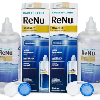 ReNu Advanced kontaktlencse folyadék 2x 360 ml kép