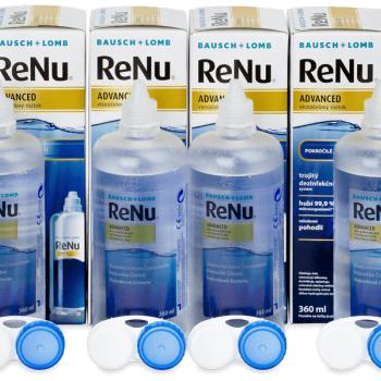 ReNu Advanced kontaktlencse folyadék 4x 360 ml kép