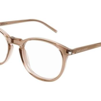 Saint Laurent SL106 013 L (50) Bézs Unisex Dioptriás szemüvegek kép