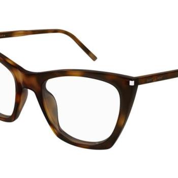 Saint Laurent SL214 KATE THIN OPT 003 ONE SIZE (55) Havana Férfi Dioptriás szemüvegek kép