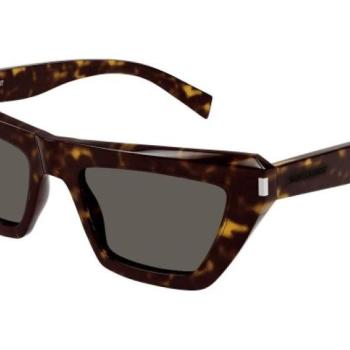 Saint Laurent SL467 002 ONE SIZE (52) Havana Férfi Napszemüvegek kép