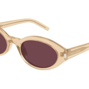 Saint Laurent SL567 007 ONE SIZE (51) Sárga Férfi Napszemüvegek kép