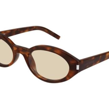 Saint Laurent SL567 008 ONE SIZE (51) Havana Férfi Napszemüvegek kép