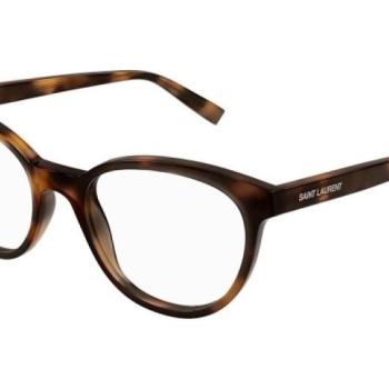 Saint Laurent SL589 002 ONE SIZE (52) Havana Férfi Dioptriás szemüvegek kép