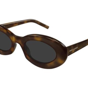 Saint Laurent SL594 009 ONE SIZE (52) Havana Férfi Napszemüvegek kép
