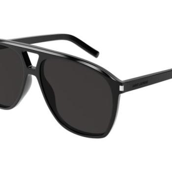Saint Laurent SL596 DUNE 001 ONE SIZE (58) Fekete Férfi Napszemüvegek kép