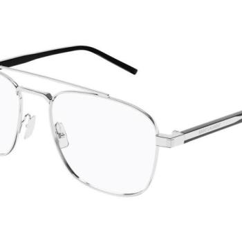 Saint Laurent SL665OPT 002 ONE SIZE (56) Ezüst Unisex Dioptriás szemüvegek kép