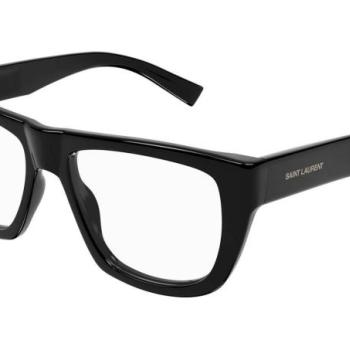 Saint Laurent SL714 001 ONE SIZE (55) Fekete Unisex Dioptriás szemüvegek kép