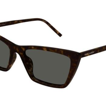Saint Laurent SL737 MICA THIN 002 ONE SIZE (54) Havana Férfi Napszemüvegek kép