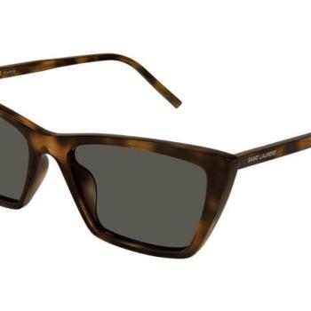 Saint Laurent SL737 MICA THIN 003 ONE SIZE (54) Havana Férfi Napszemüvegek kép
