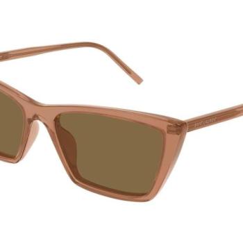 Saint Laurent SL737MICATHIN 009 ONE SIZE (54) Barna Férfi Napszemüvegek kép