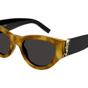 Saint Laurent SLM94 007 ONE SIZE (53) Havana Férfi Napszemüvegek kép