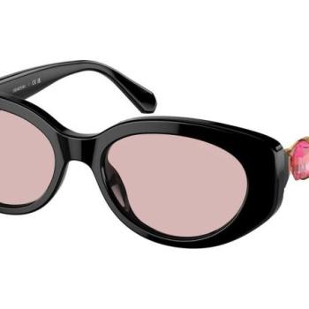 Swarovski SK6002 1001/5 ONE SIZE (53) Fekete Férfi Napszemüvegek kép