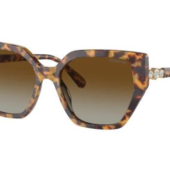 Swarovski SK6016 1004T5 Polarized ONE SIZE (56) Havana Férfi Napszemüvegek kép