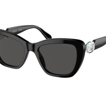 Swarovski SK6018 100187 ONE SIZE (52) Fekete Férfi Napszemüvegek kép