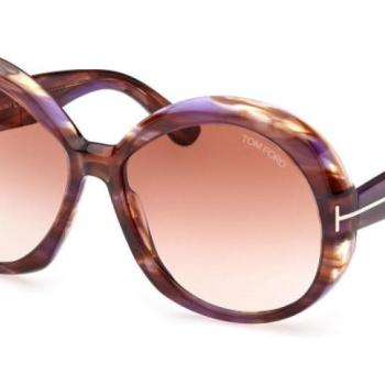 Tom Ford Annabelle FT1010 55Z ONE SIZE (62) Havana Férfi Napszemüvegek kép