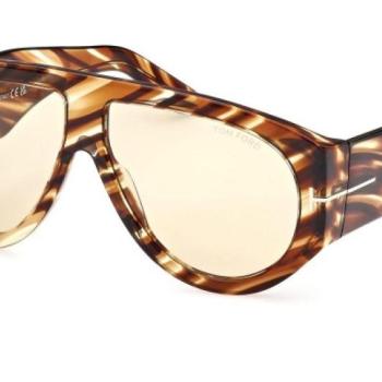 Tom Ford Bronson FT1044 56E ONE SIZE (60) Havana Női Napszemüvegek kép