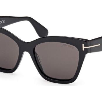 Tom Ford Elvira FT1217 01A ONE SIZE (55) Fekete Férfi Napszemüvegek kép