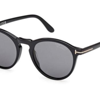 Tom Ford FT0904 01D Polarized L (52) Fekete Női Napszemüvegek kép