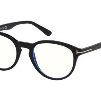 Tom Ford FT5556-B 001 ONE SIZE (51) Fekete Unisex Dioptriás szemüvegek kép